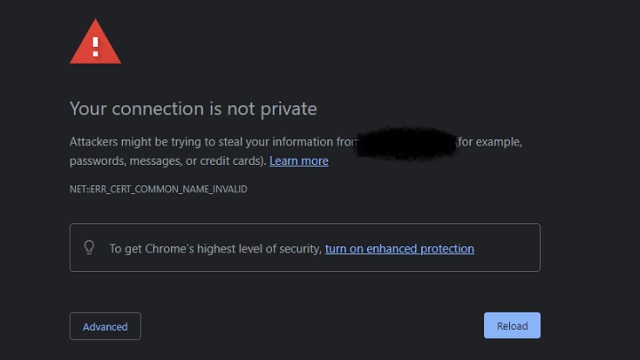 Mengatasi Your Connection Is Not Private di Google Chrome