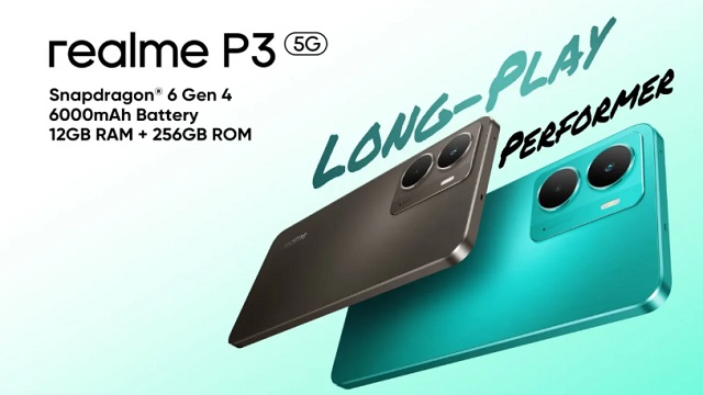 Realme P3 5G Resmi Rilis Dengan Baterai Jumbo dan Kamera OIS