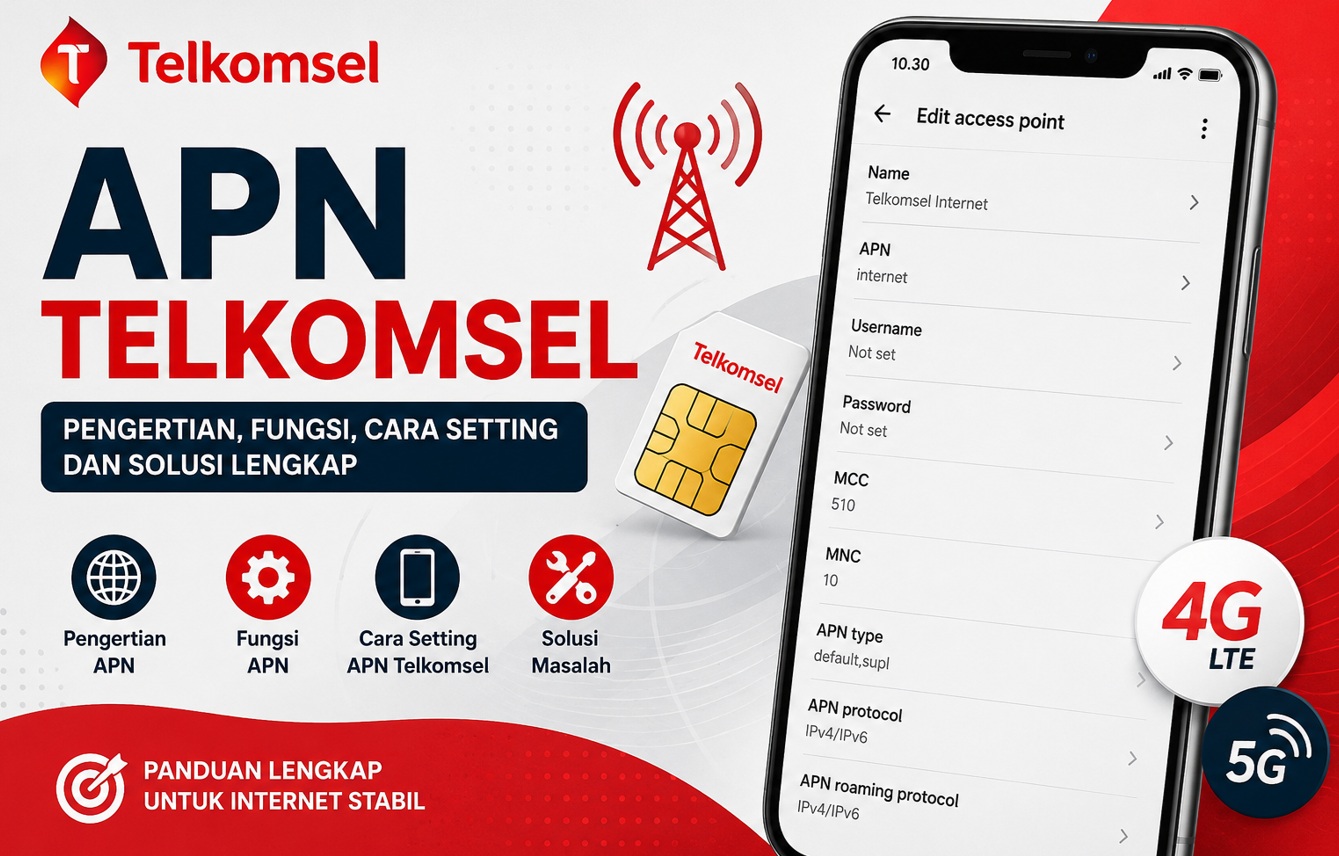 Apa Itu APN Telkomsel: Pengertian, Fungsi, Cara Setting