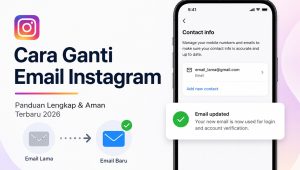 Cara ganti email Instagram terbaru 2026 untuk mengganti email lama yang tidak aktif atau diretas. Ikuti panduan lengkap dan tips keamanannya.